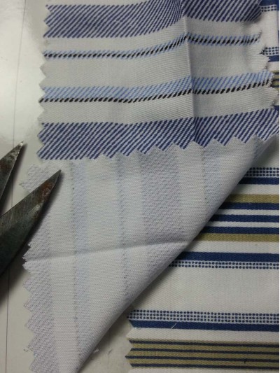 DG- SNYU 網格條T/C 32*32/130*70 細斜紋40*40/133*72 絹條20*20/100*50 耐漂白水 耐氯漂 制服 Anti bleaching bleaching resistant 後面照